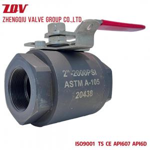 2 PC Full Port 2IN Forged Carbon Steel Ball Valve 2000PSI