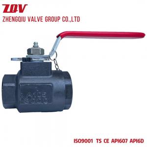 2PC  Forged Steel Ball Valve 3000WOG With ISO5211 Mount Pad