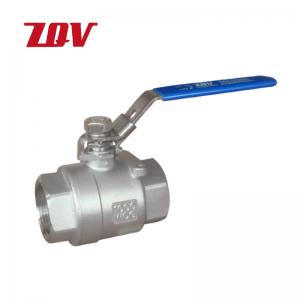 2 PC Full Port Stainless Steel Ball Valve 1000WOG