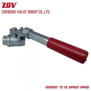 2 PC Full Port Stainless Steel Ball Valve 2000WOG with Deadman Handle