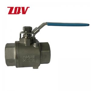 2 PC Full Port Stainless Steel CF8M Ball Valve 2000WOG