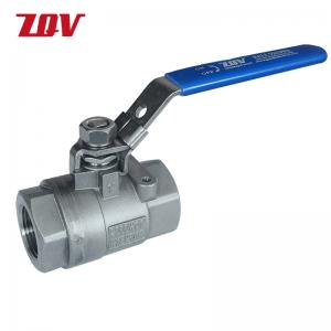 2 PC Full Port Stainless Steel NACE MR 0715 Ball Valve 2000WOG