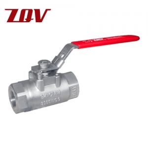 2-Piece 3000PSI SS Ball Valve Seal Welded