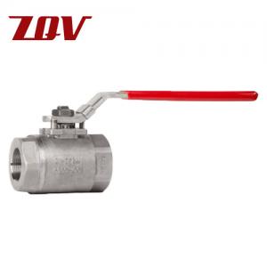 2-Piece 6000PSI SS Ball Valve Seal Welded