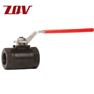 2-Piece 6000PSI WCB Ball Valve Seal Welded