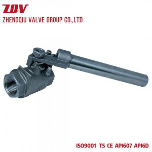 2 Piece Stainless Steel Ball Valve 2000WOG with Deadman Handle