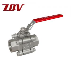 3-PC Threaded Ball Valve 2000WOG