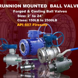 3-Piece Trunnion Mounted Ball Valve