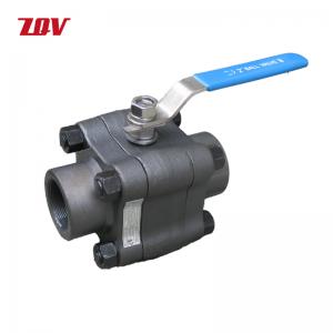 3PC Full Port 2000PSI Forged Carbon Steel Ball Valve