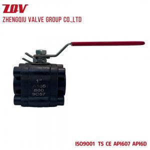 3PC Full Port 800LB  A105 Forged Carbon Steel Ball Valve