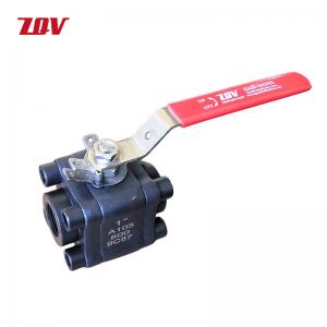3PC Full Port 800LB Forged Carbon Steel A105 Ball Valve