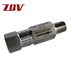 6000 PSI Inline Check Valve SS316