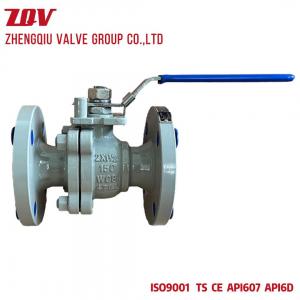 ANSI 150lb 2in RP Carbon Steel WCB Split-Body Flange End Ball Valve