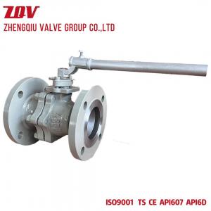 ANSI 150lb 3n RP Carbon Steel WCB Split-Body Flange End Ball Valve