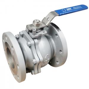 ANSI 150lb 4in Carbon Steel WCB Split-Body Flange End Ball Valve
