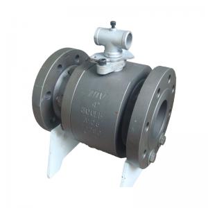 ANSI 300lb 4n FP Forged Steel A105 Split-Body Flange End Ball Valve