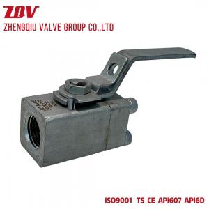 NACE MR0175 2Piece 3000PSI Compact Floating Forged Ball Valve