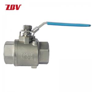 Seal Weld 2piece CF8M Ball Valve 3000WOG