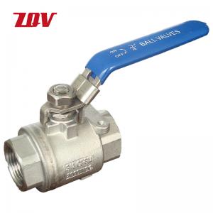 Seal Weld 2piece Full Port CF8M Ball Valve 3000WOG