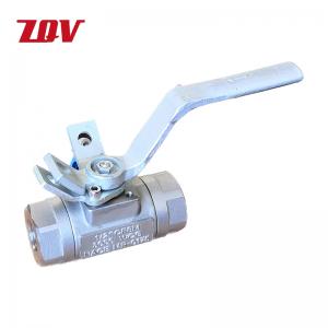 Threaded End Full Port 3000PSI Stainless Steel CF8M Ball Valve