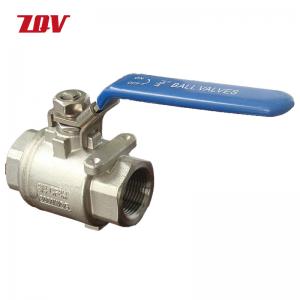 Two Piece Seal Weld SS316 CF8M Ball Valve 3000WOG